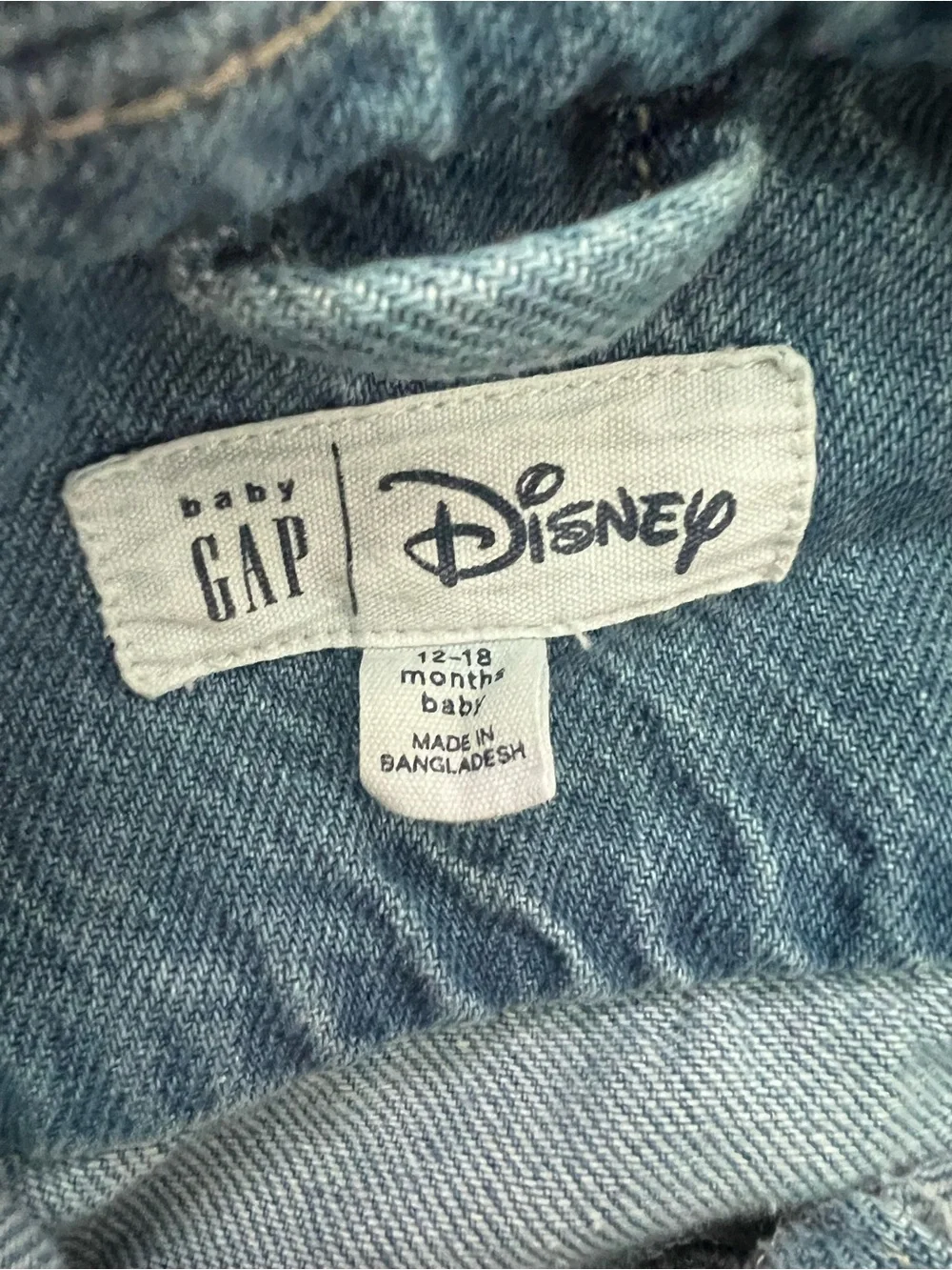 GAP × DISNEY Minnie Mouse Icon Denim Jacket, 12-18mo
